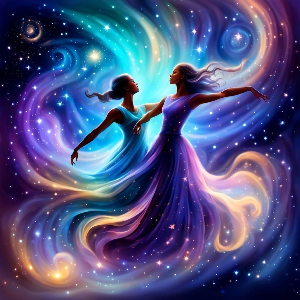 Celestial Dance: A Cosmic Ballet of Nebulae and Stars