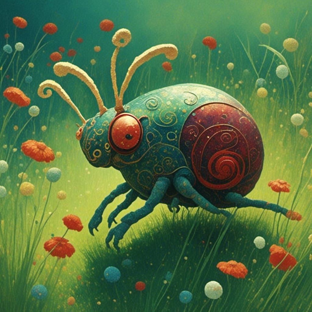 Grasshopper in Daydream Meadow