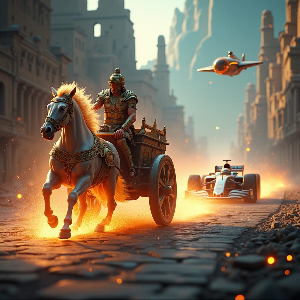 Mystical Time-Travel Race Across Eras