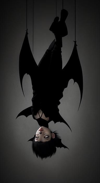 Hanging upside down