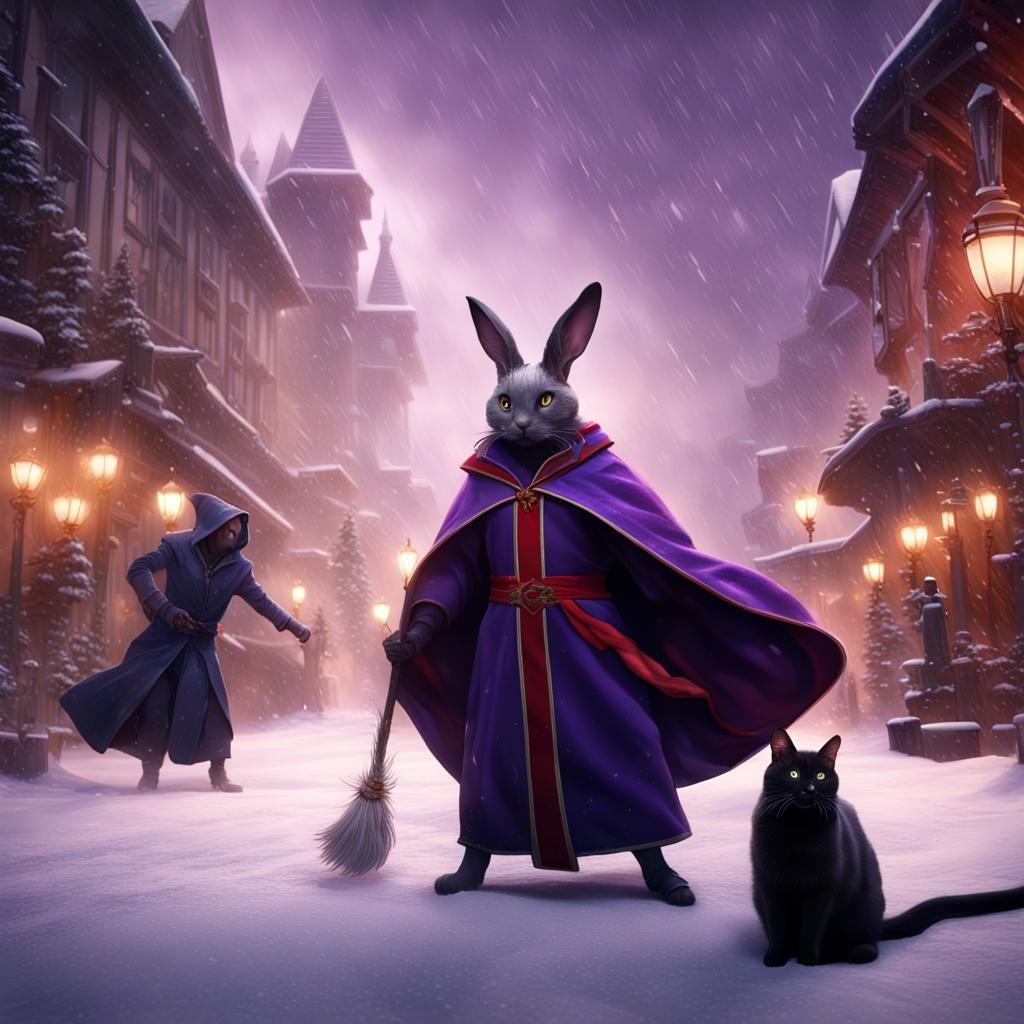 Wizard Prepares for Battle