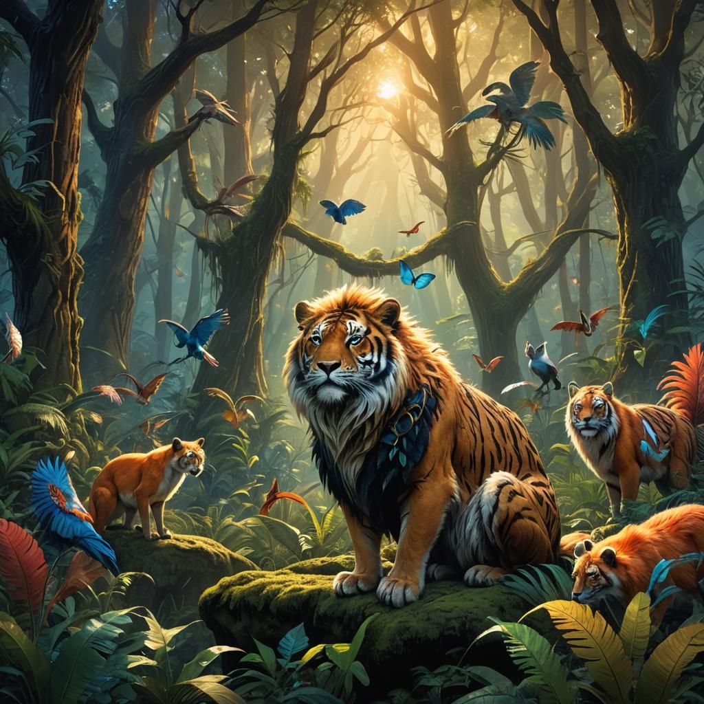 Exotic Animals Gather at Terra Ultima Forest