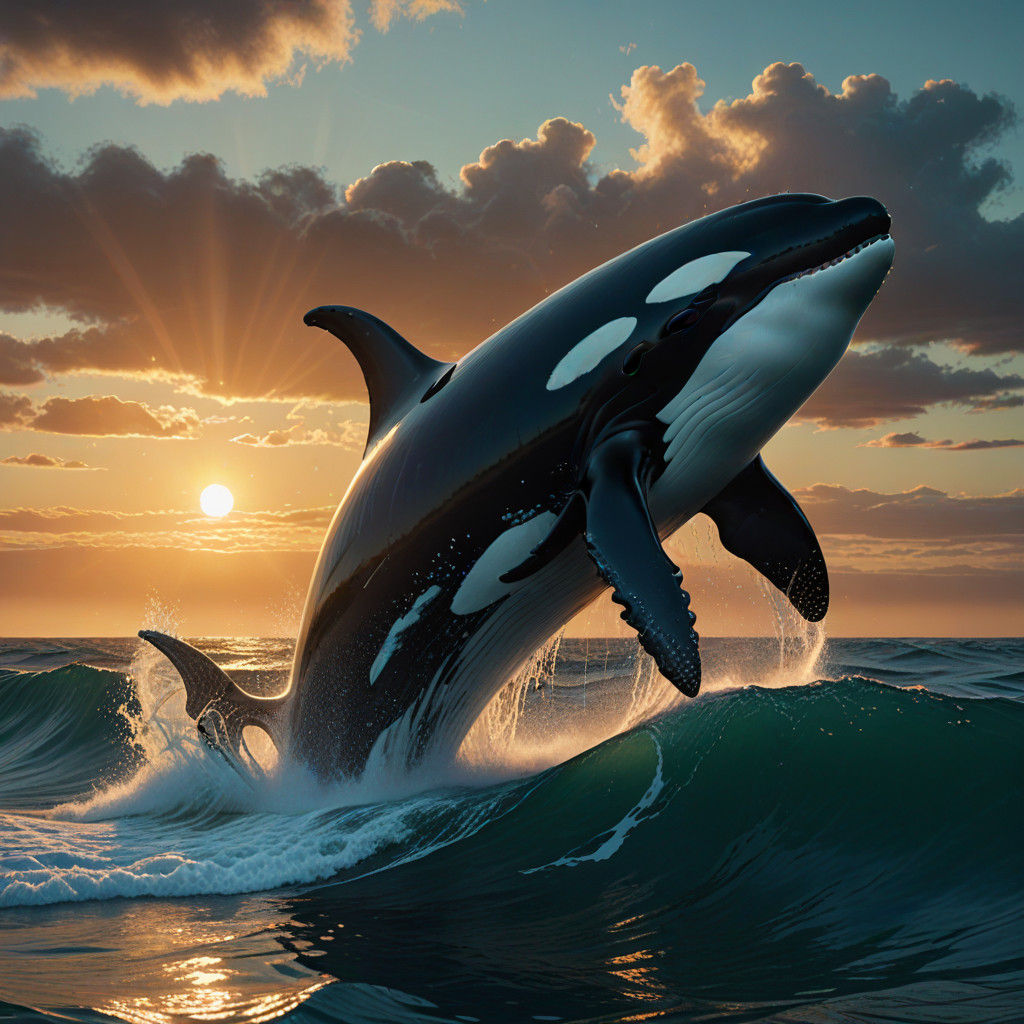 Majestic Leviathan Hybrid Breaking the Surface