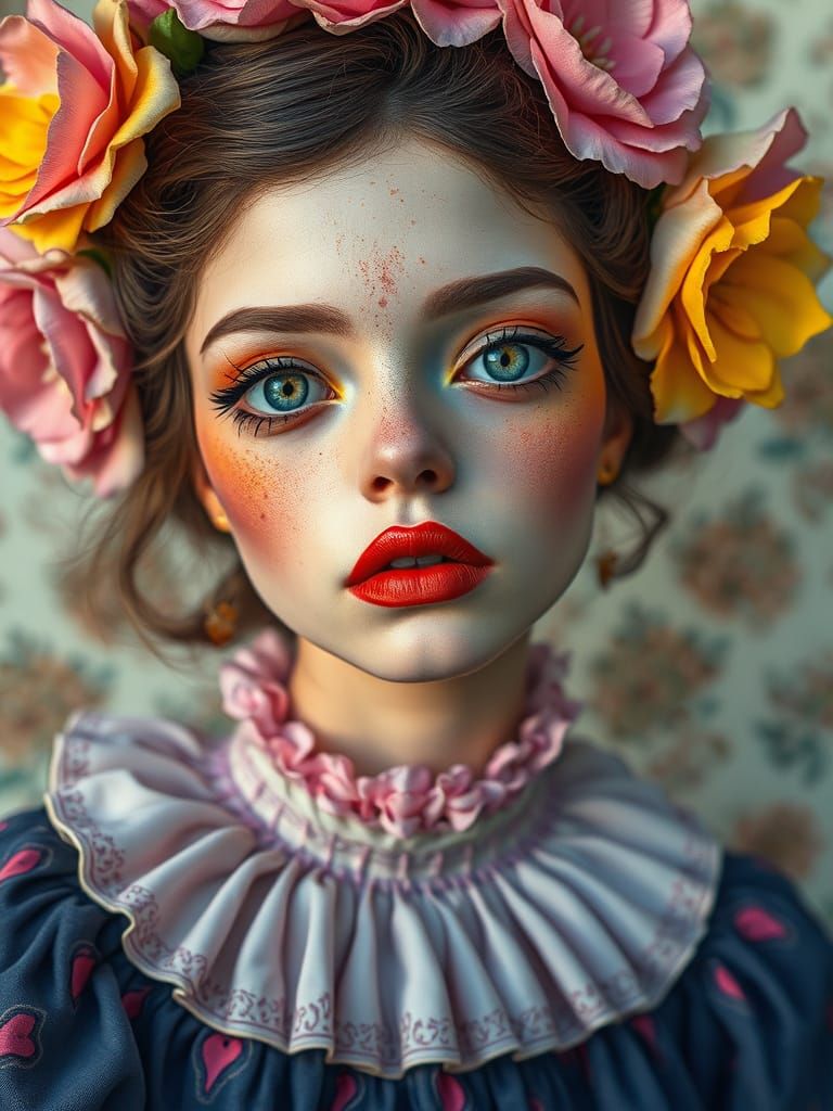 Surreal Womanhood in Vibrant Dreamscapes