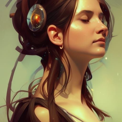 Detailed Portrait with Dynamic Lighting