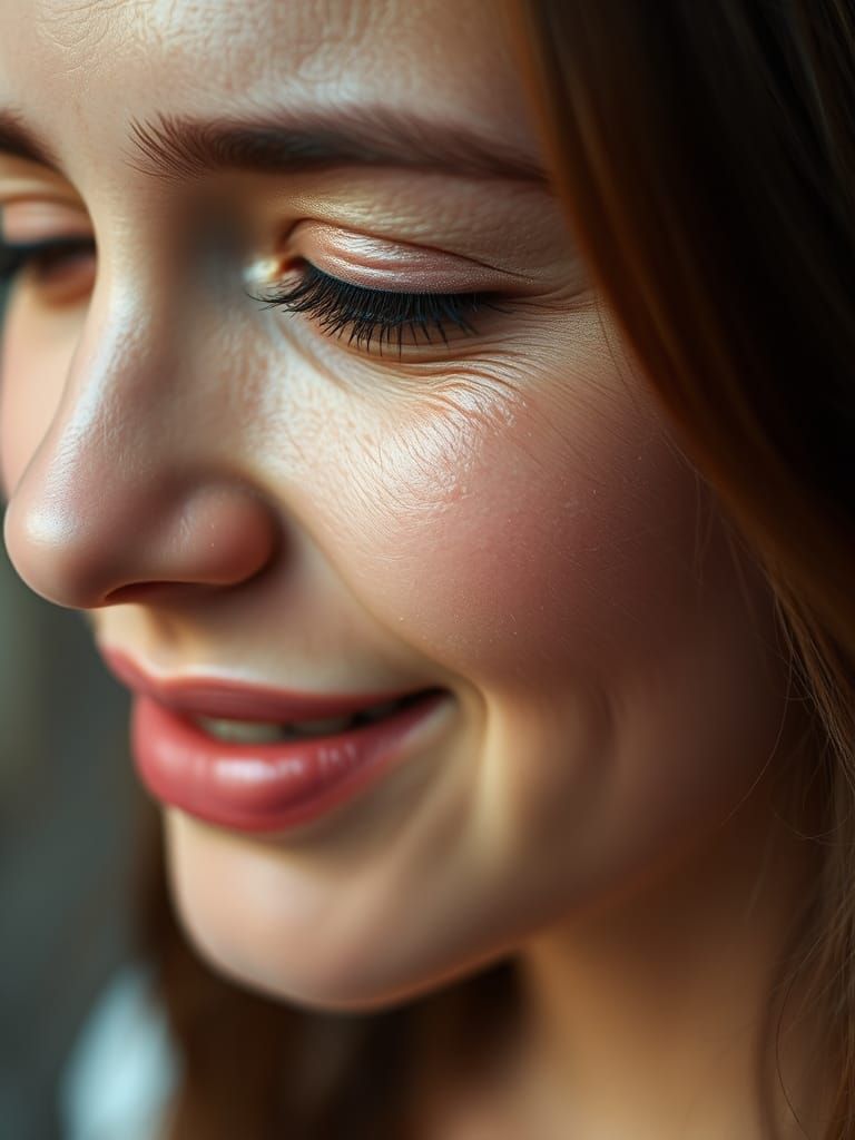 Bittersweet Smile in Soft Focus