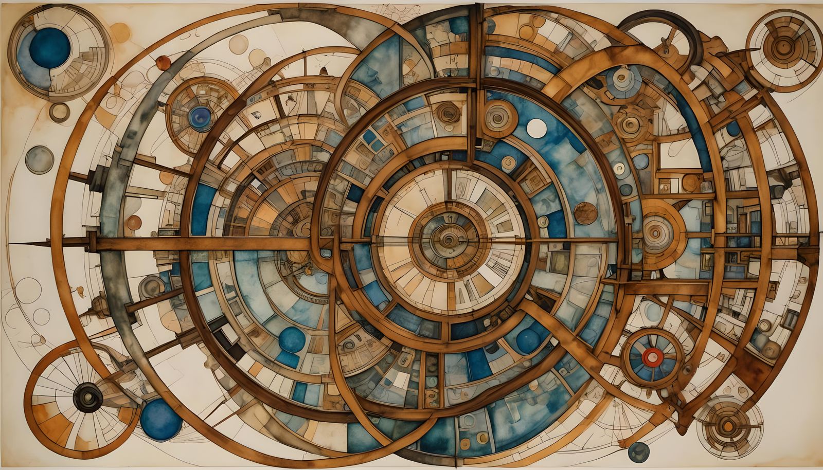 Democracy: Geometric Metaphysics in Watercolor Style