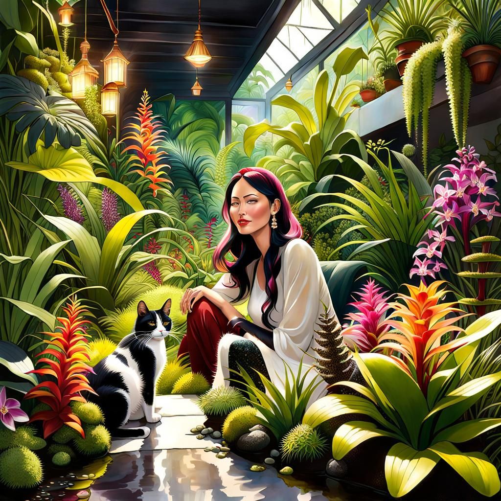 Lush Urban Cloud-Forest Garden by Peter Gric