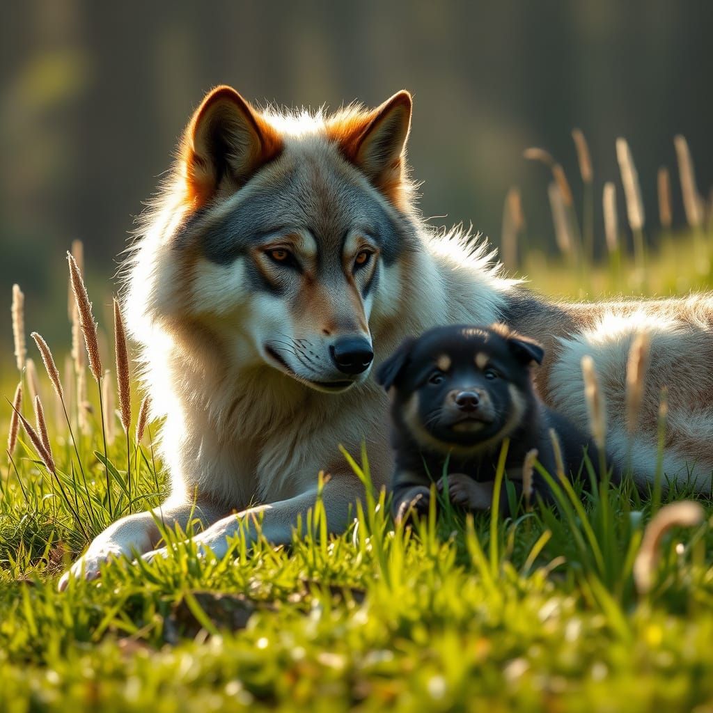 Demonic Wolf in a Steel Heaven