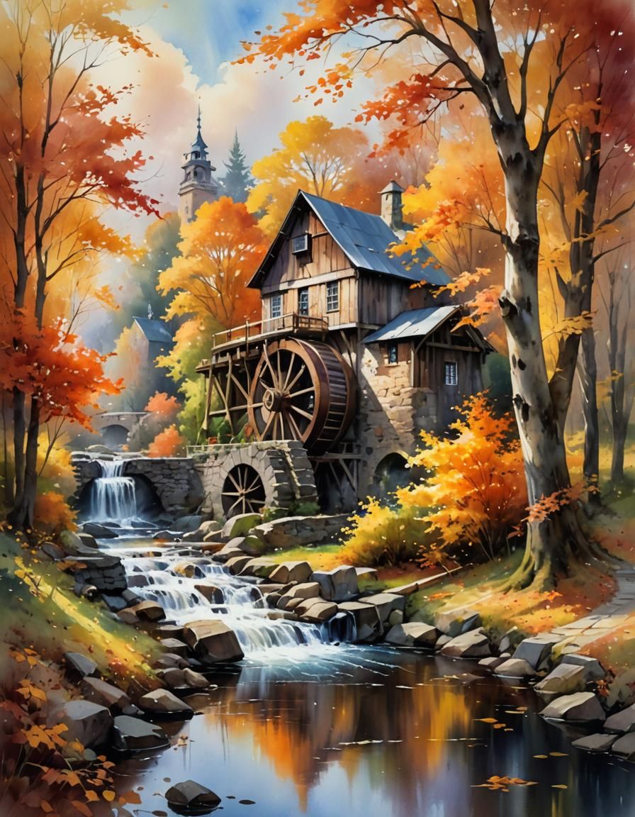 Autumn Bliss: Millside Haven