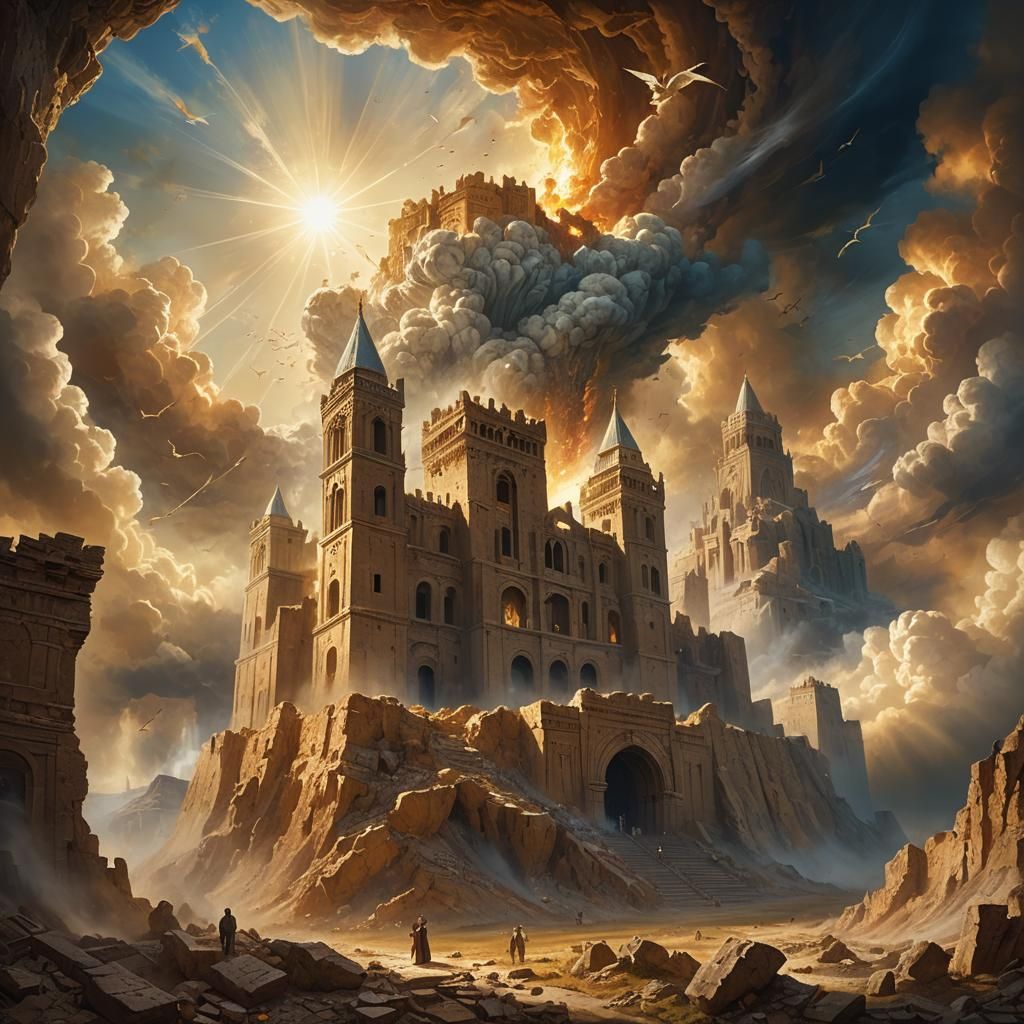 Apocalyptic Vision: Babylonian Castle and New World