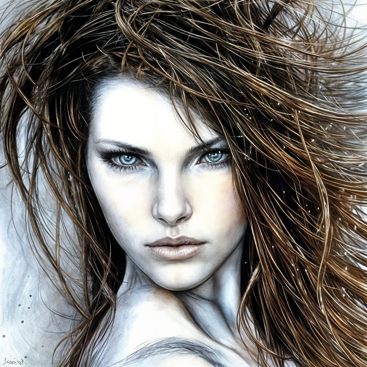 Cyberpunk Portrait of a Damsel in Distress