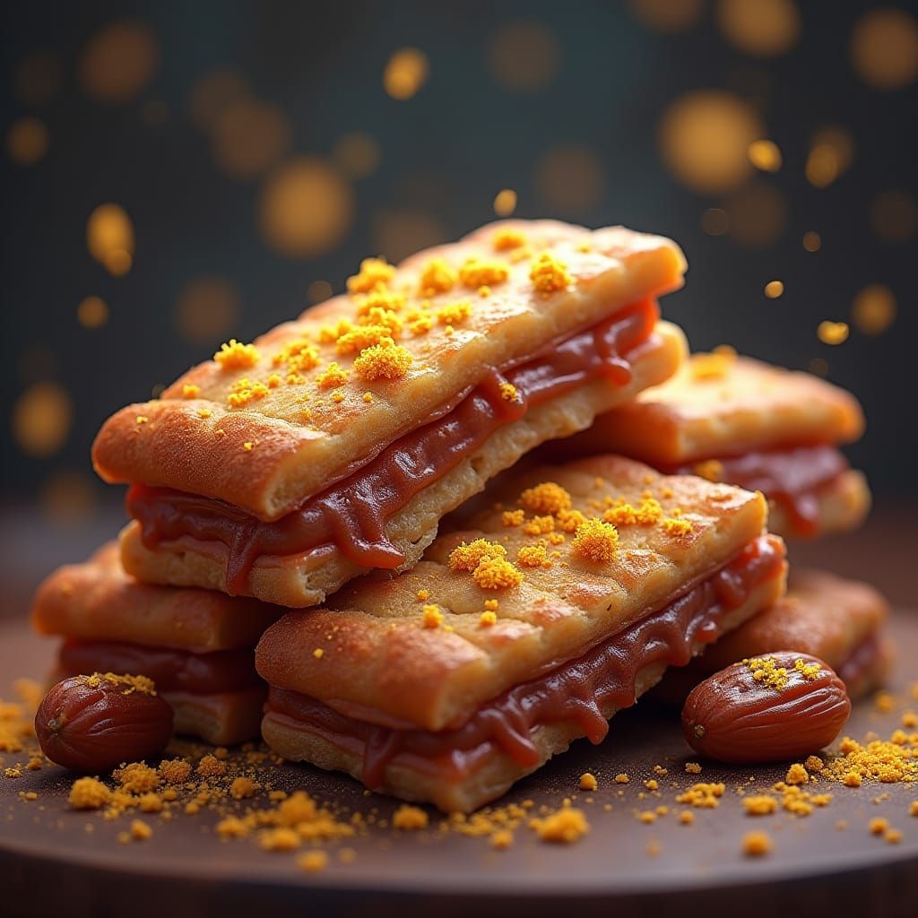 Assorted Persian Sweets: A Detailed Matte Painting