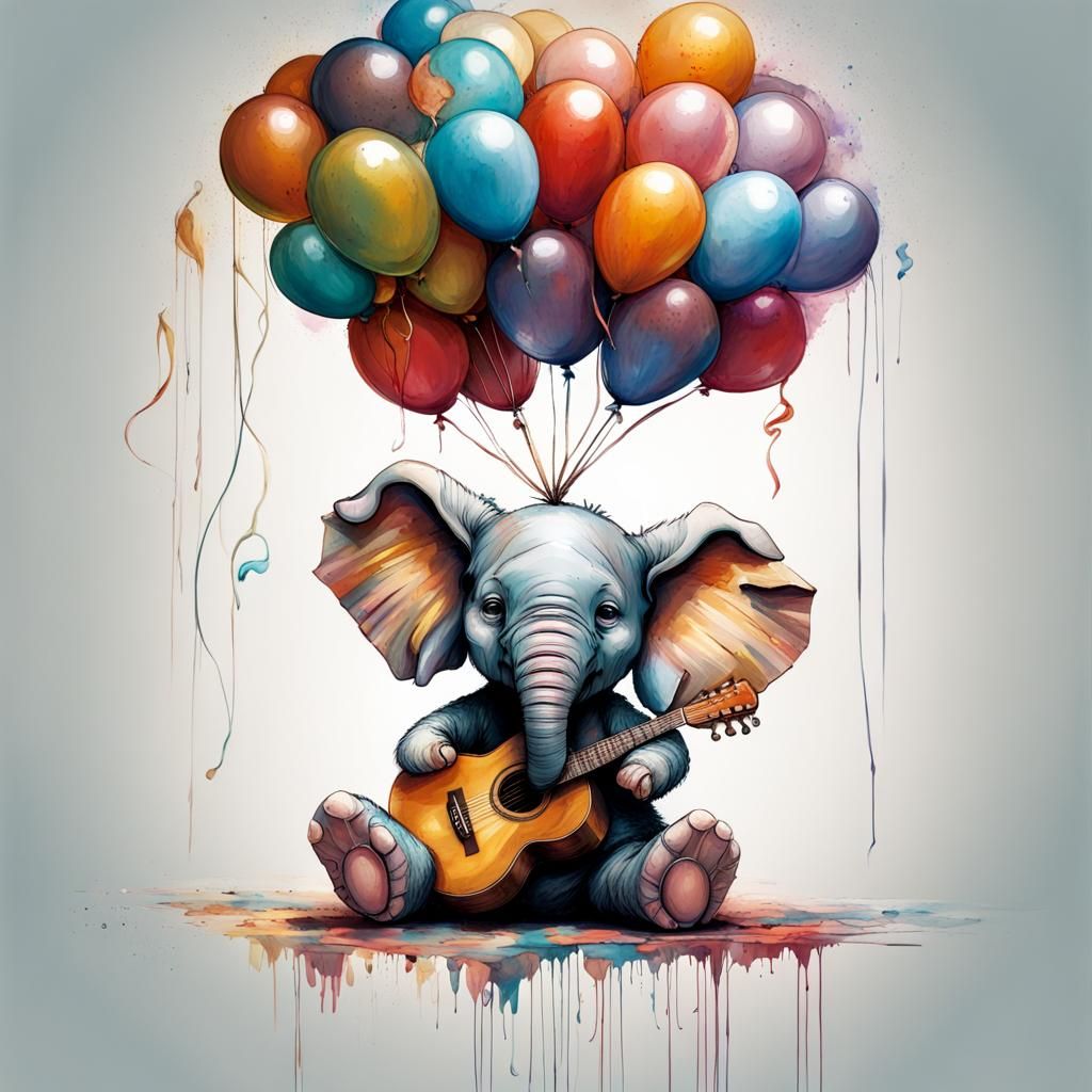 How many helium balloons does it take to lift an elephant?