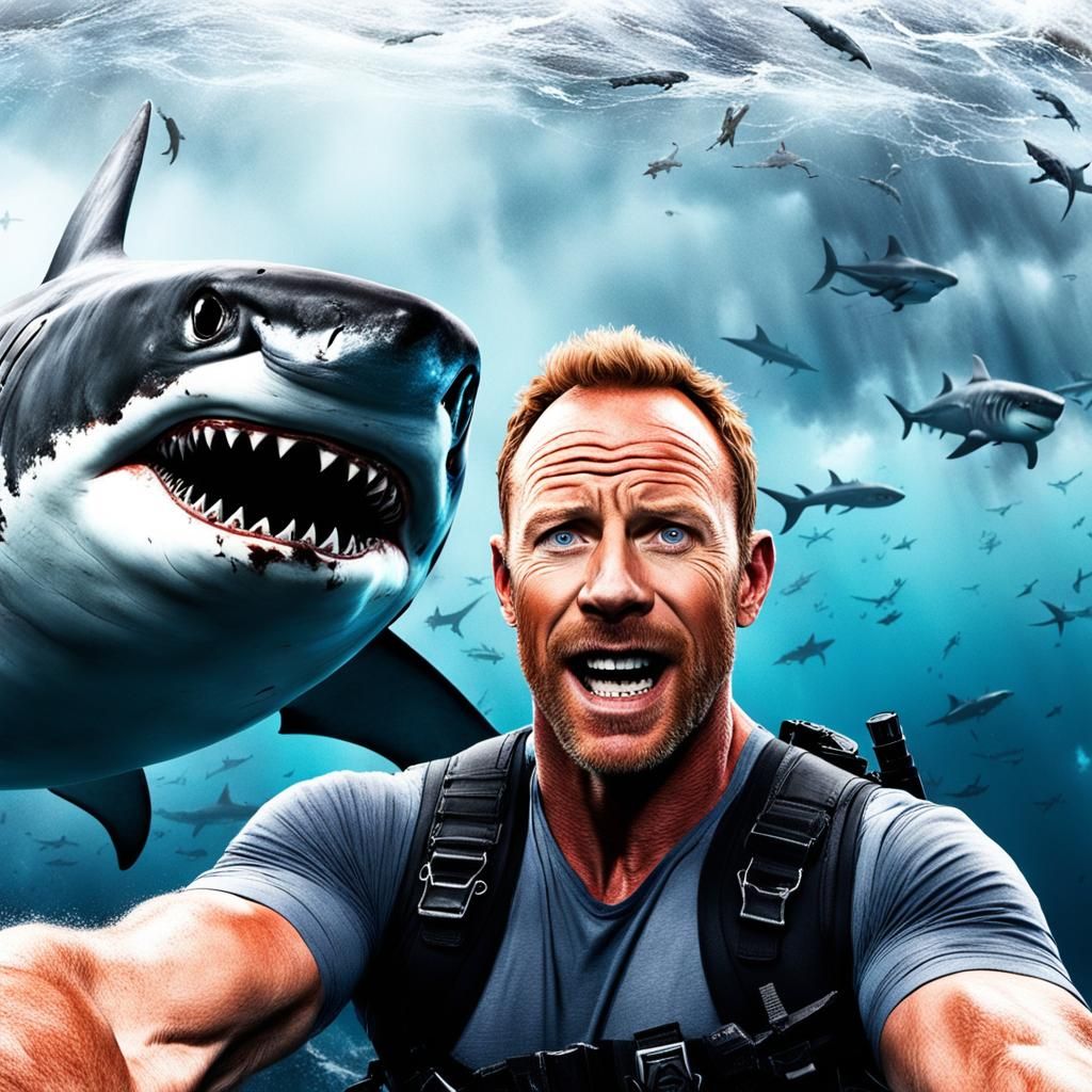 Selfie in a Shark Infested Tornado