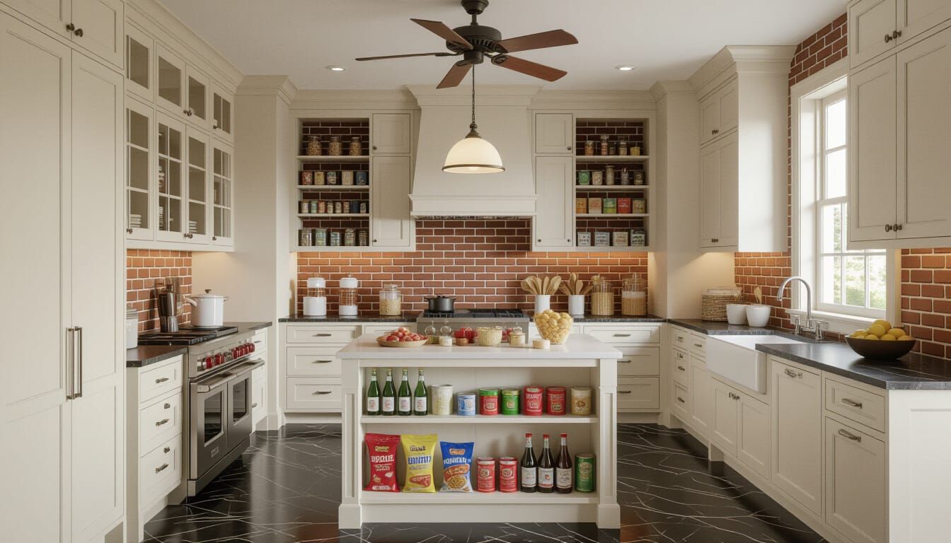 Victorian Storage Room with Abundant Provisions