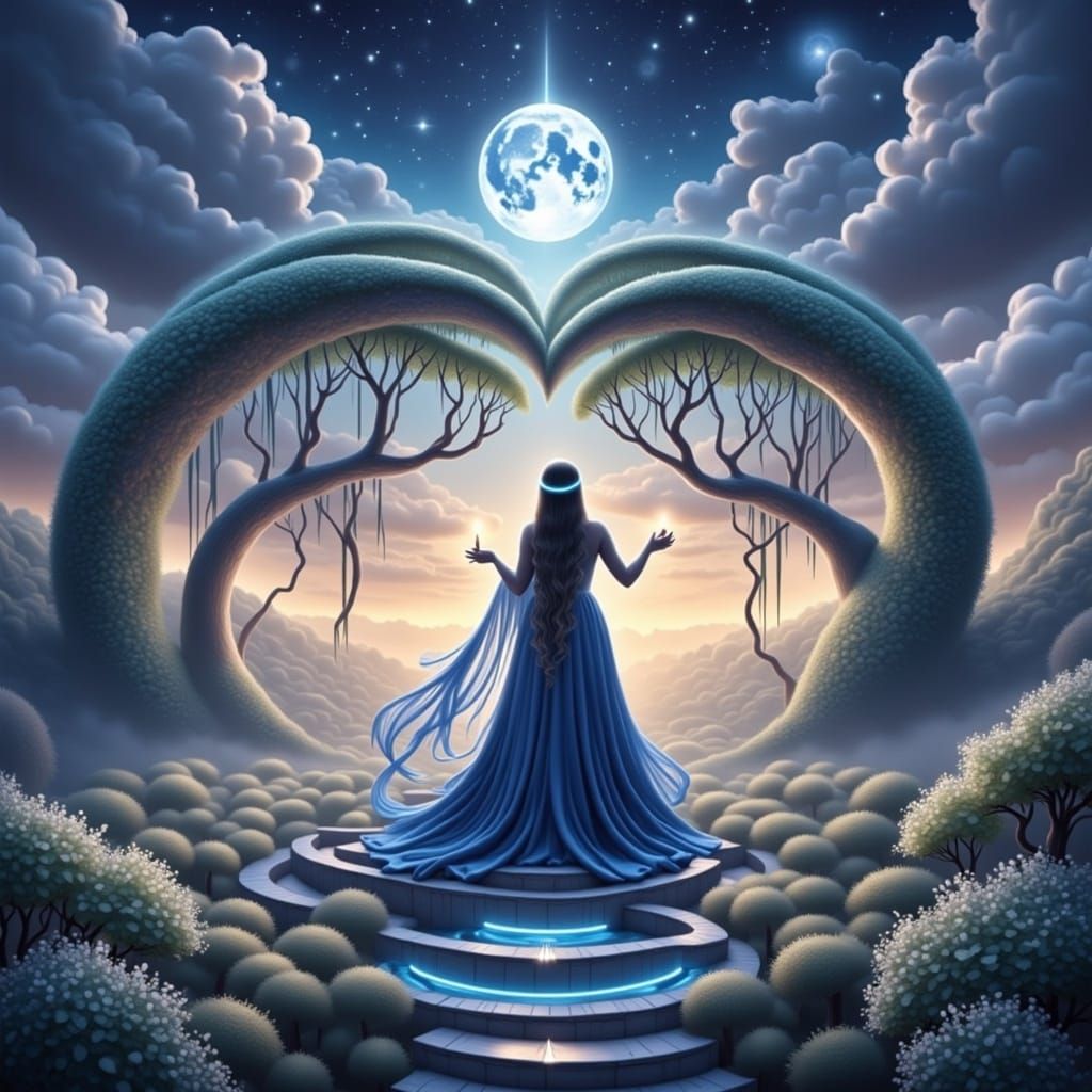 Ethereal Flux Maze Emanates Serenity