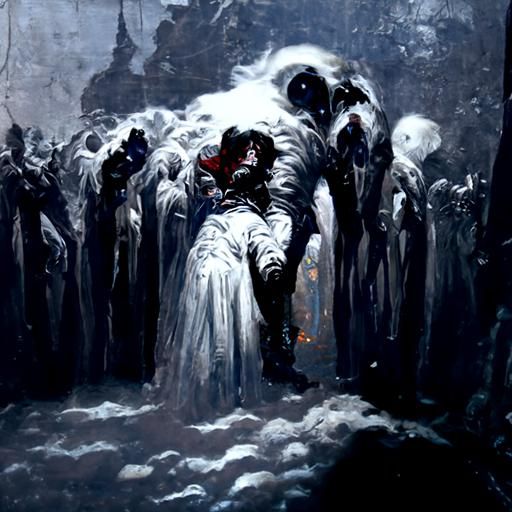 Horrific Heaven in Gothic Horror Style