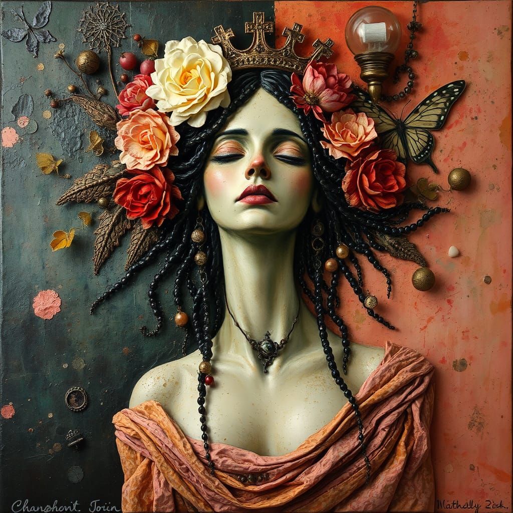 Femininity Embodied: Encaustic Impasto Surrealism