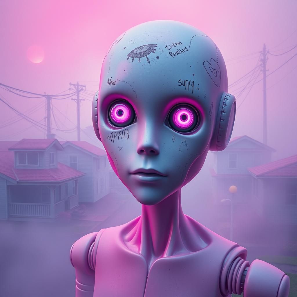 Sad, abandoned robot.