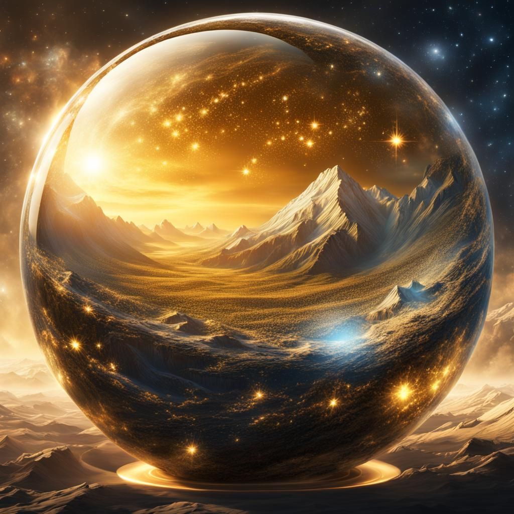 A world in a glass sphere