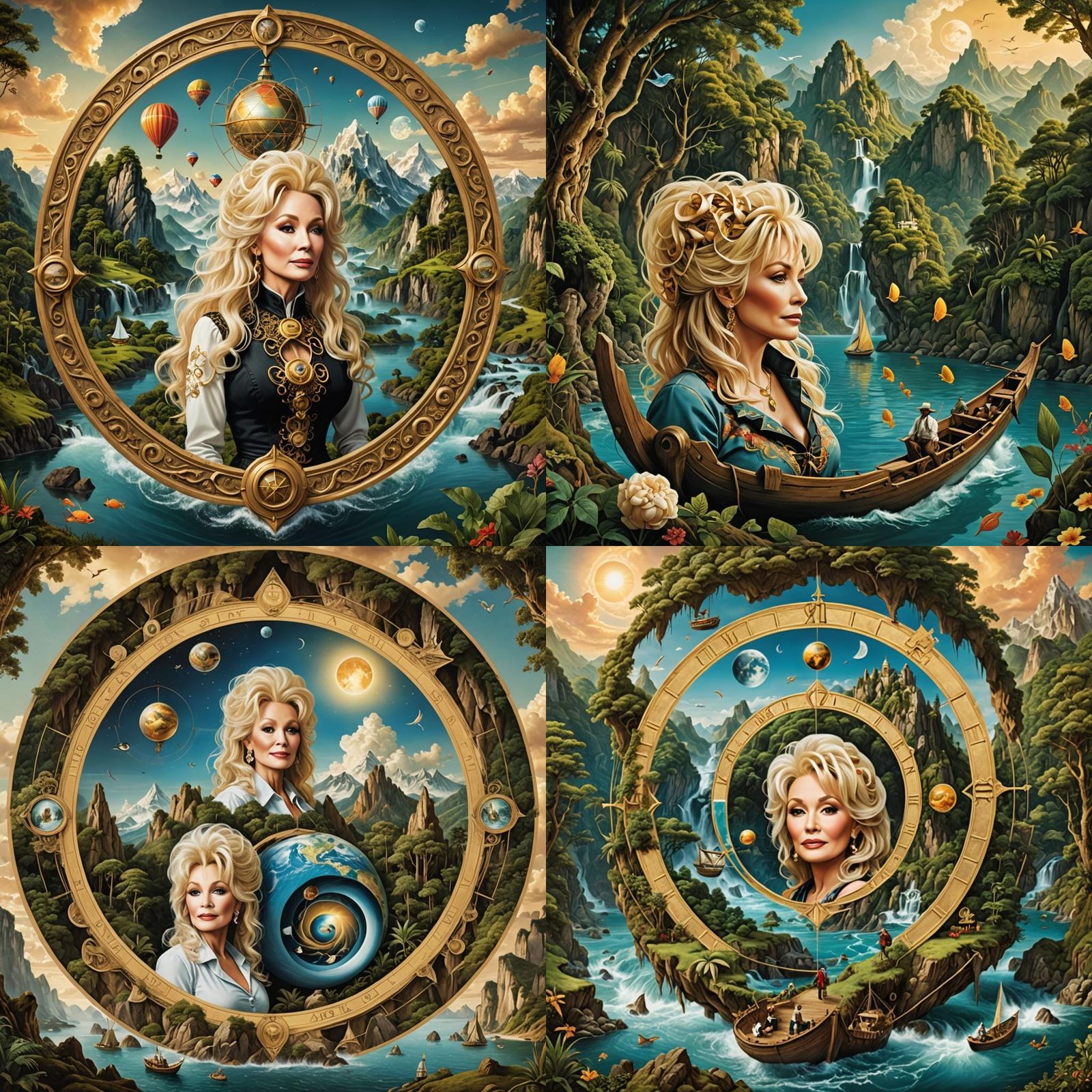 Surreal Islands in the Stream Fantasy