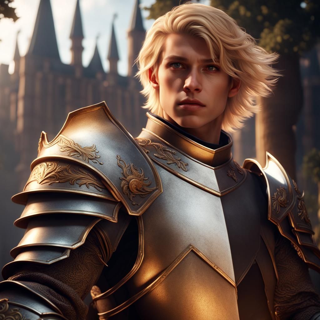 Young Knight: Detailed Fantasy Concept Art