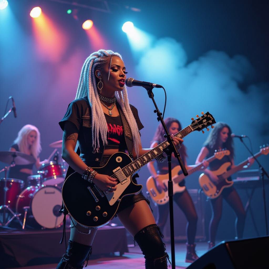 Mixed Race Vampire Band Rocks Field House Concert