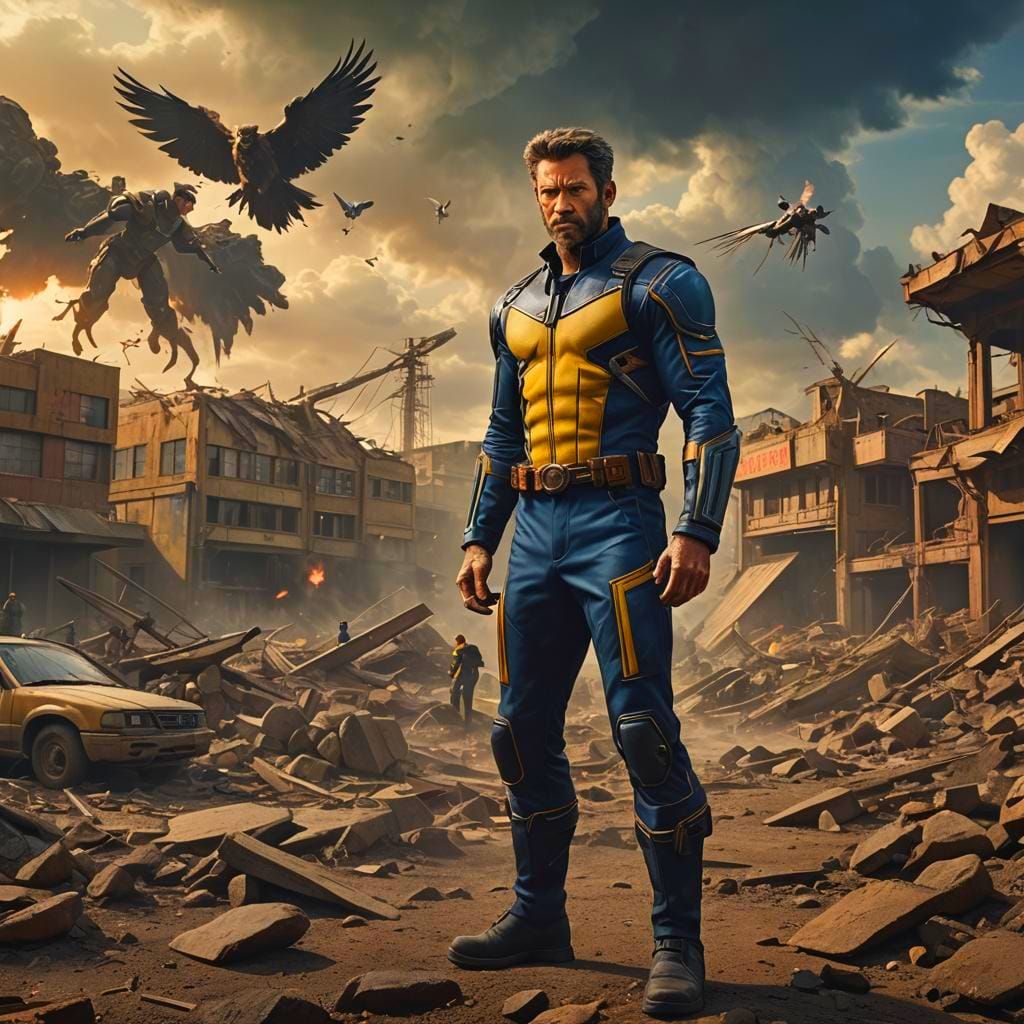 Logan as X-Men Character: Digital Matte Painting