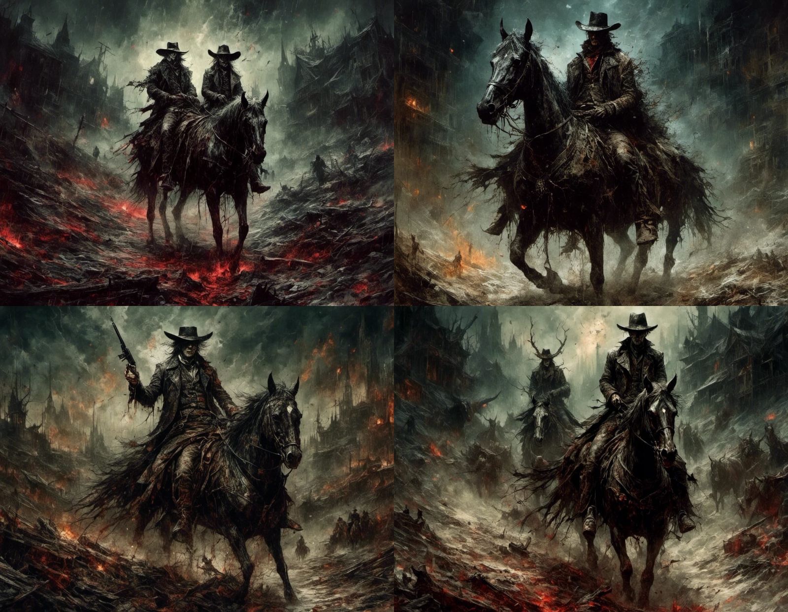 Wrathful Cowboy Rides into Hellish Dark Western