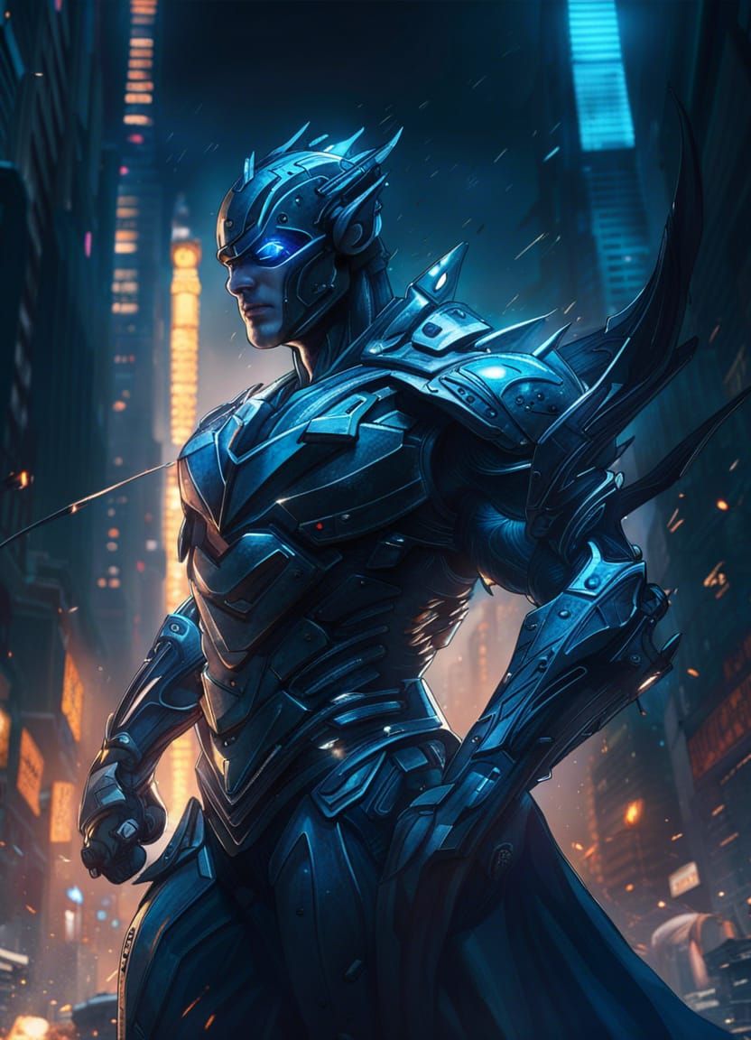 Superhero Freezes Time in a Crime-Ridden City