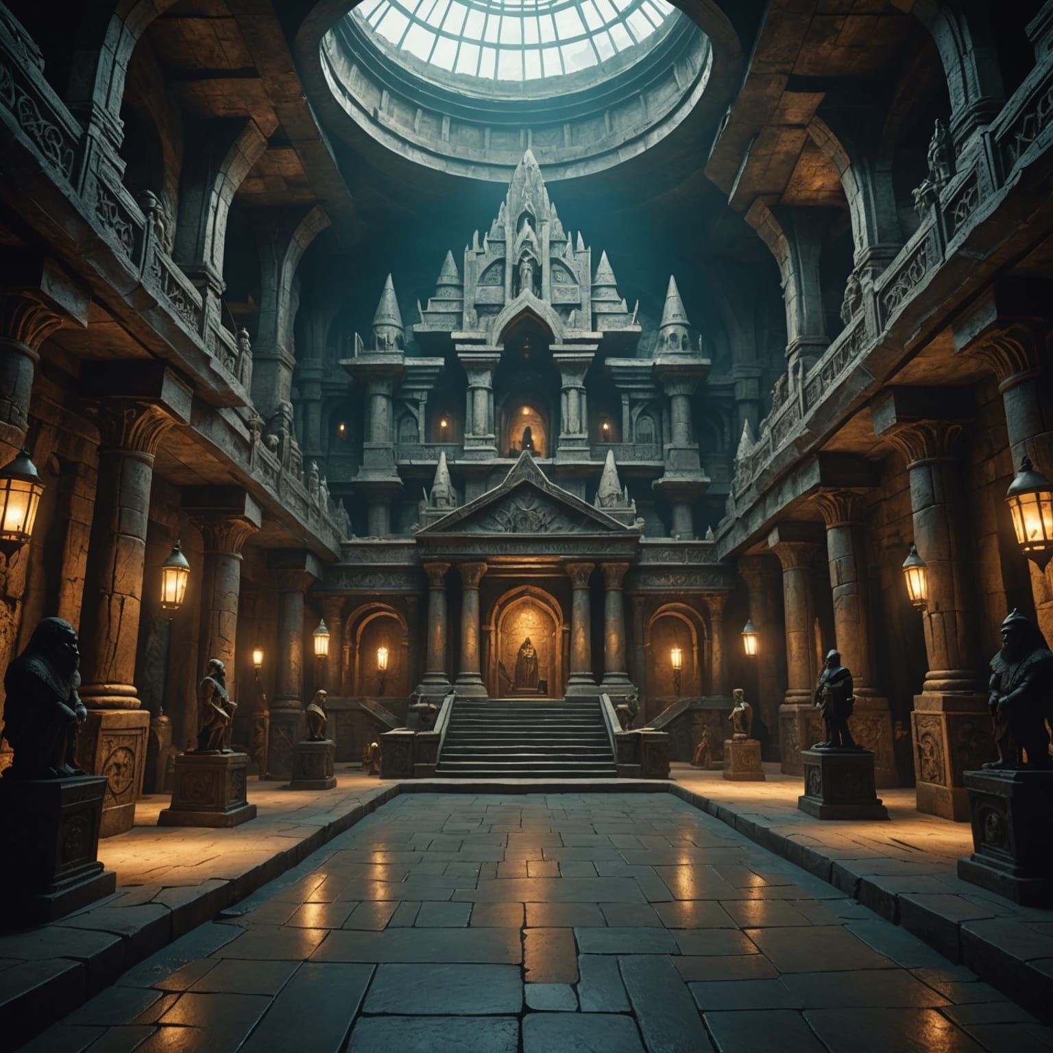 Epic Underground African Fantasy Kingdom