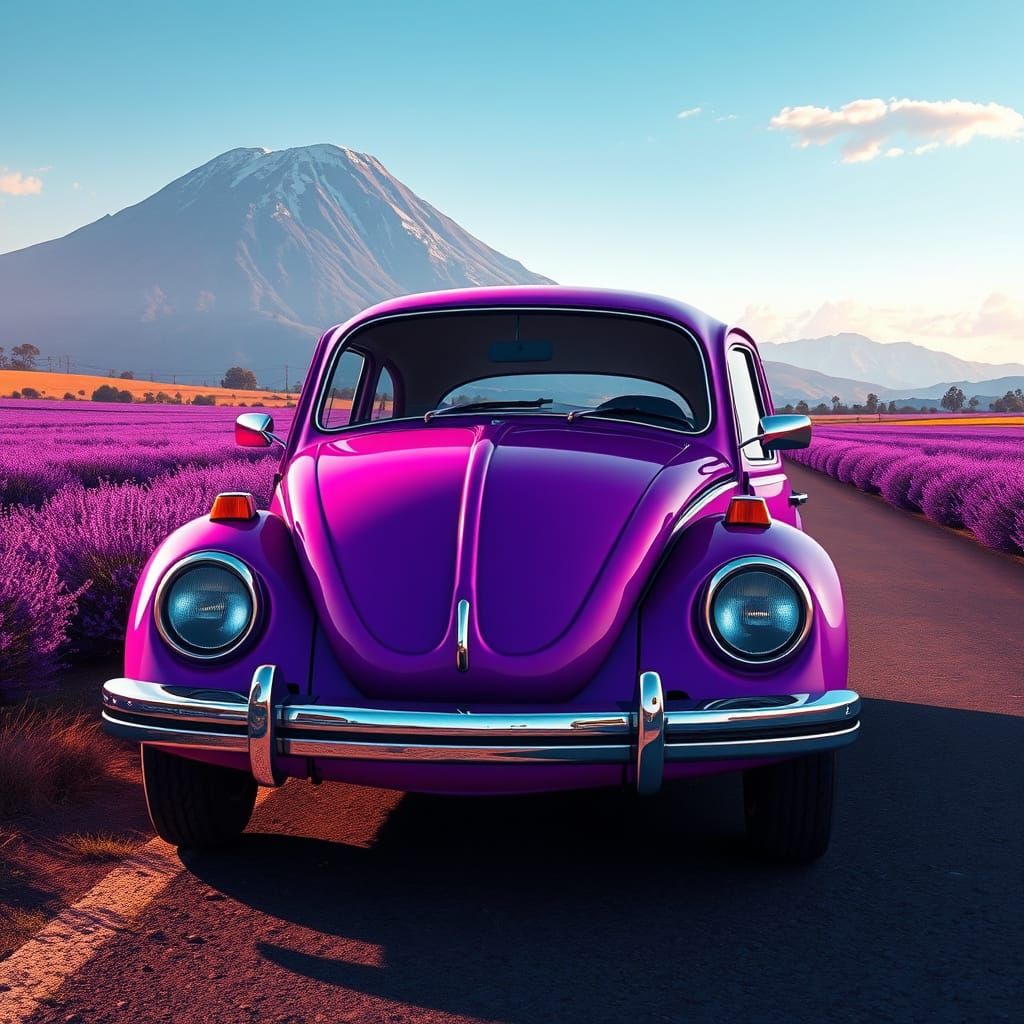 Purple Volkswagen