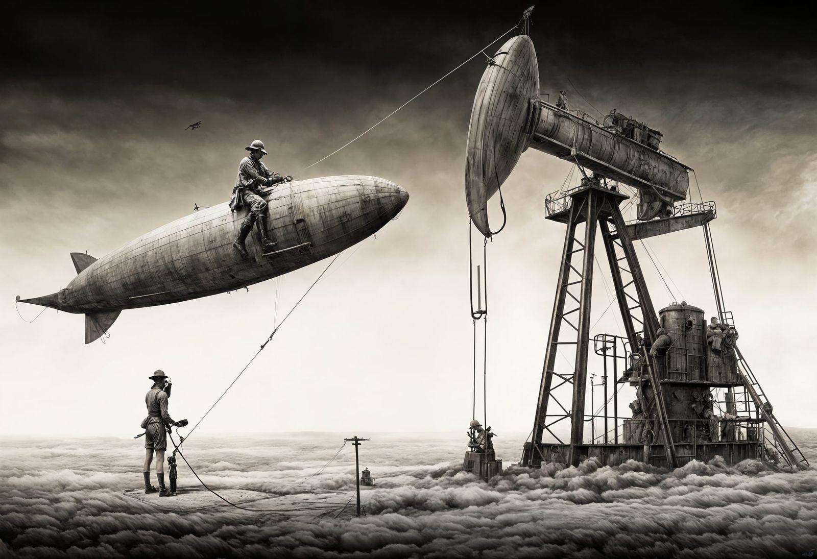 Don Quixote Tackles Industrial Goliath in Surreal Hyperdetai...