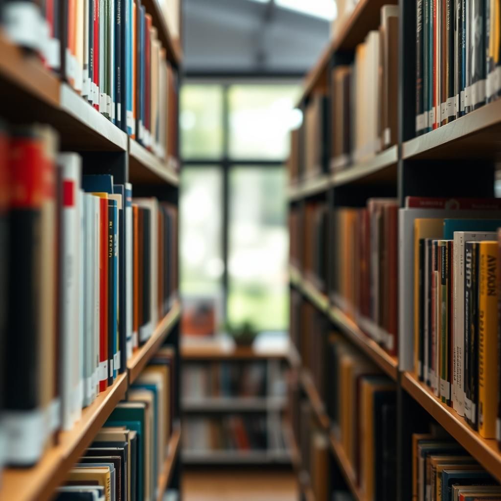 Bookshelves in Natural Light: Professional Photography