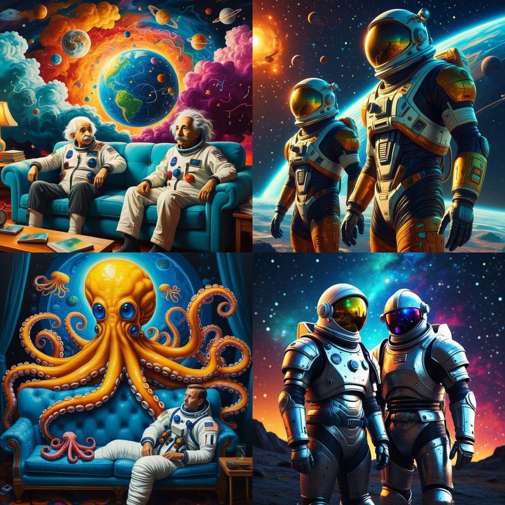 AI Image: Imaginative Duo Concept