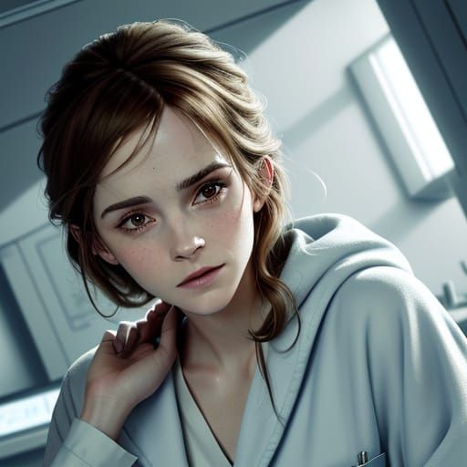 Emma Watson in Hospital Operating Theatre: Concept Art