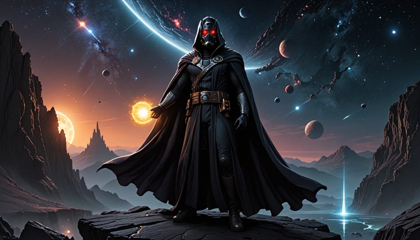 Cosmic Guardian in Realism Style