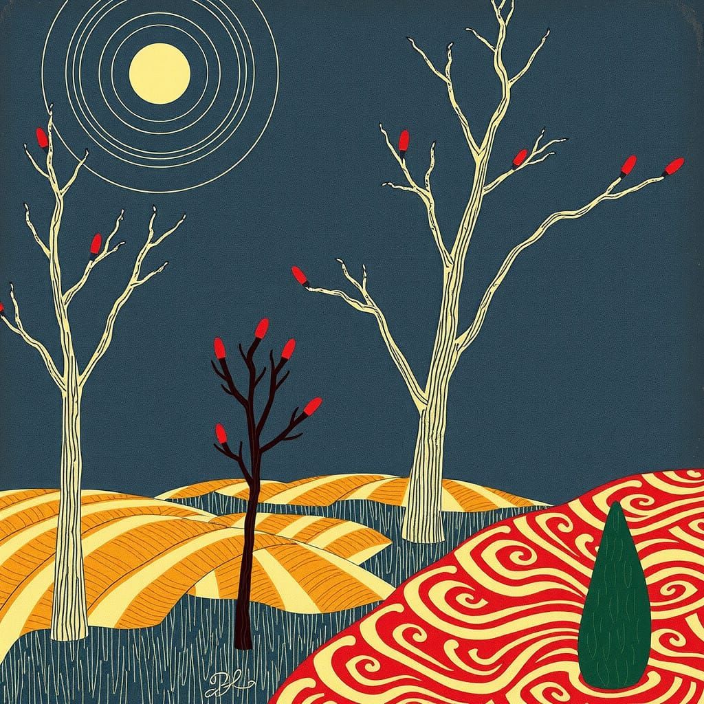 Ethereal Surrealism in Fornasetti Style