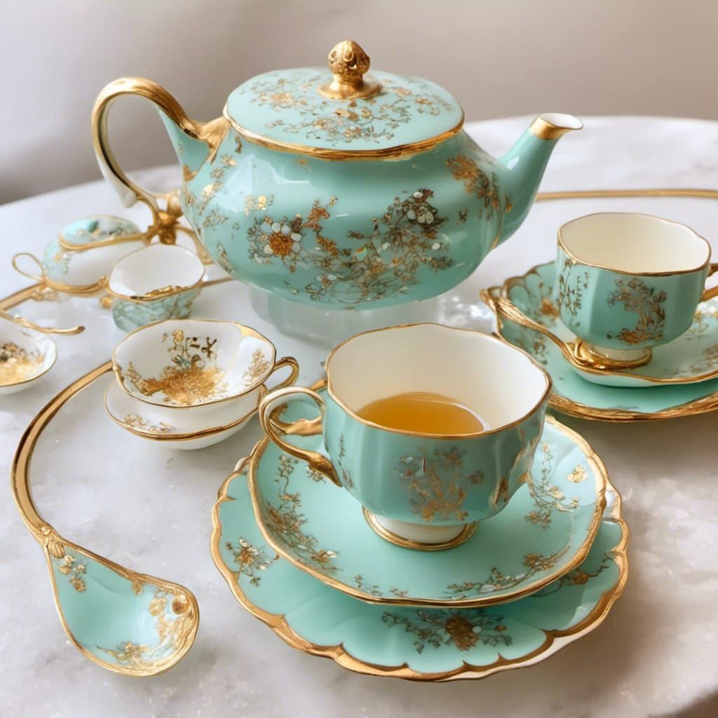 Royal Doulton Tea Set, 1920s Style
