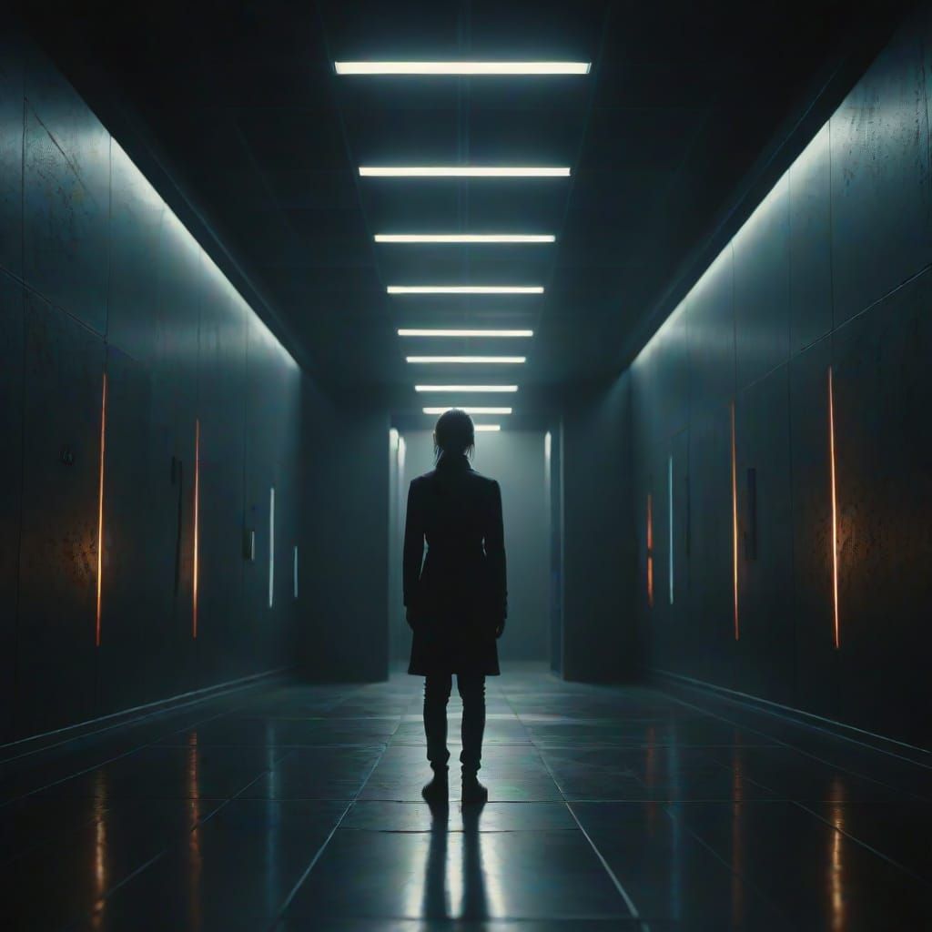 Hyperrealistic Liminal Space Film Still