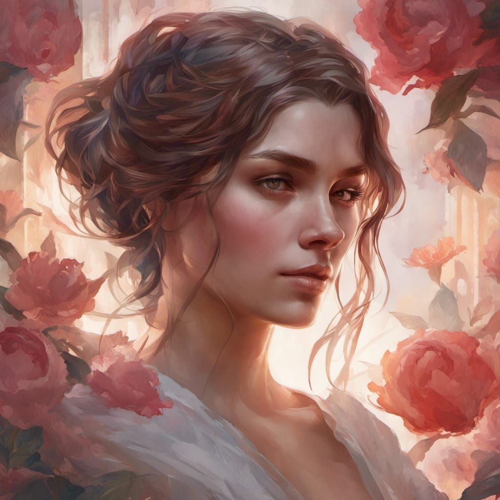 Detailed Portrait in Dynamic Lighting, Trending Art