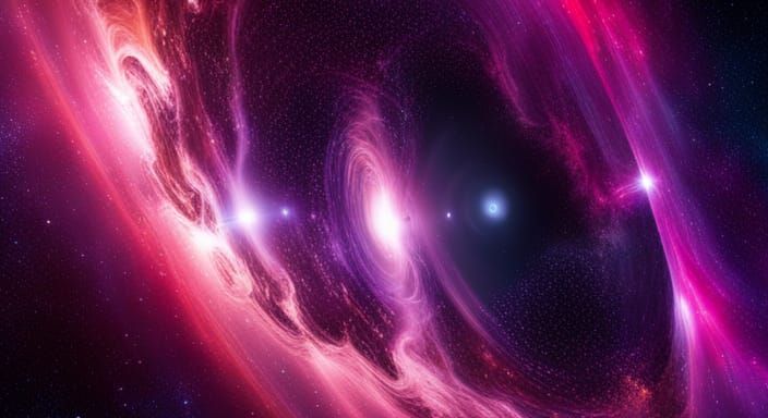 Intricate Photorealistic Universe with Stars and Planets