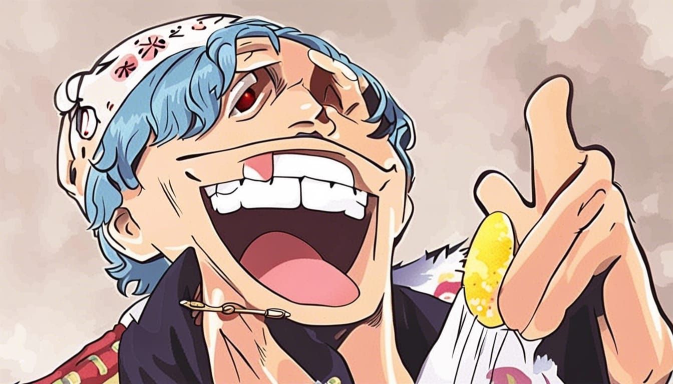 Donquixote Rosinante Smiling, Anime Key Visual