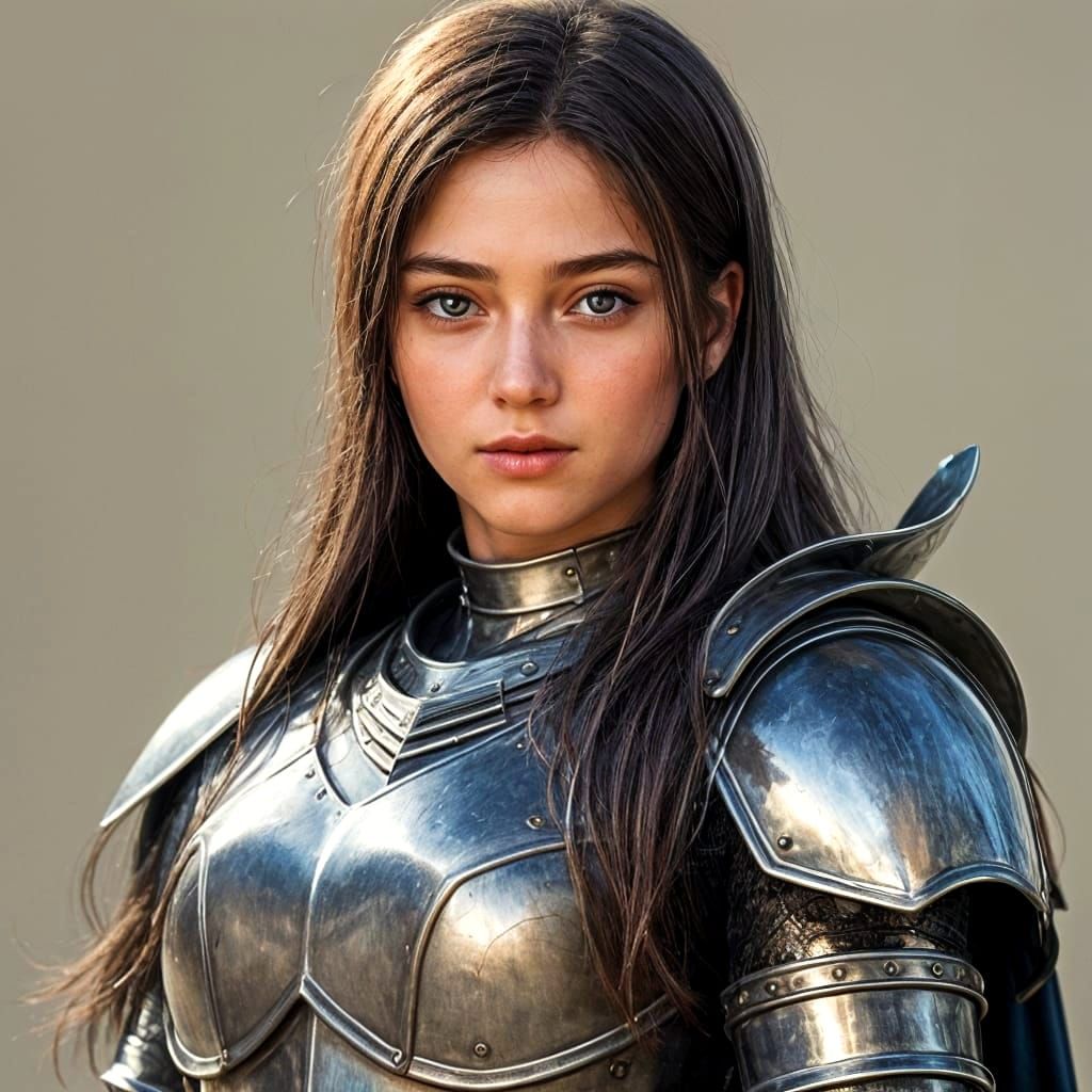 Ethereal Medieval Warrior Maiden