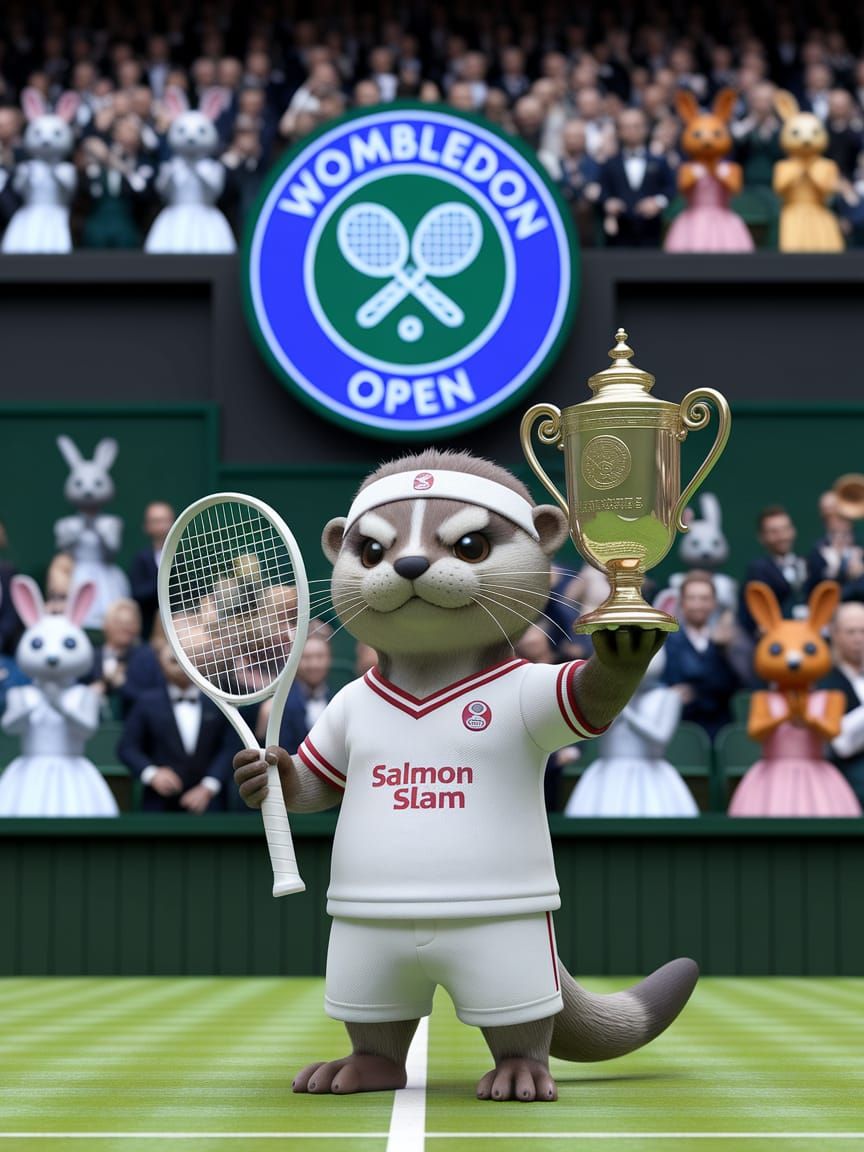 Otty Ottarius - sponsored by Salmon Slam - wins the Wombledo...