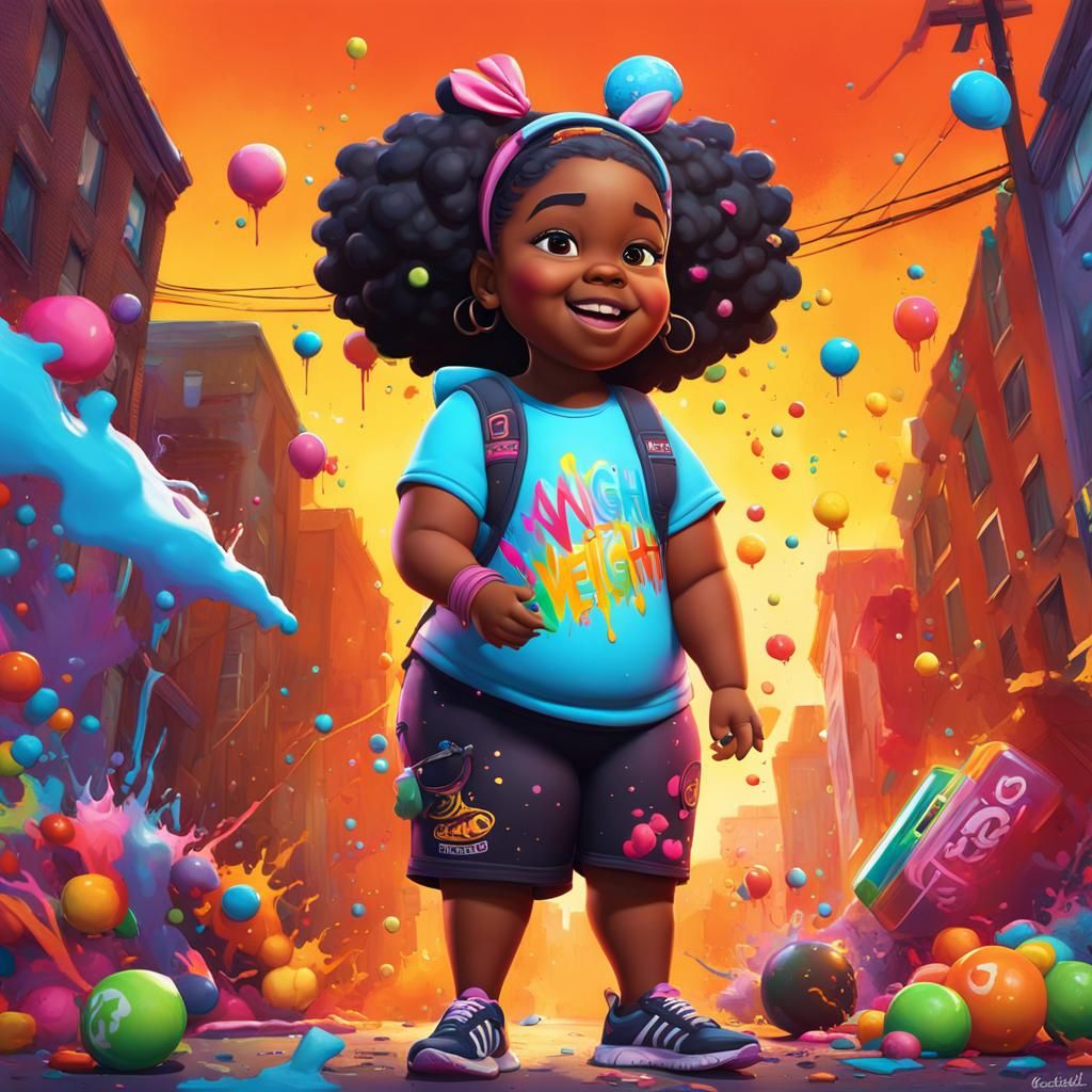 Celebrating Weight Stigma Awareness Week as Graffiti Art