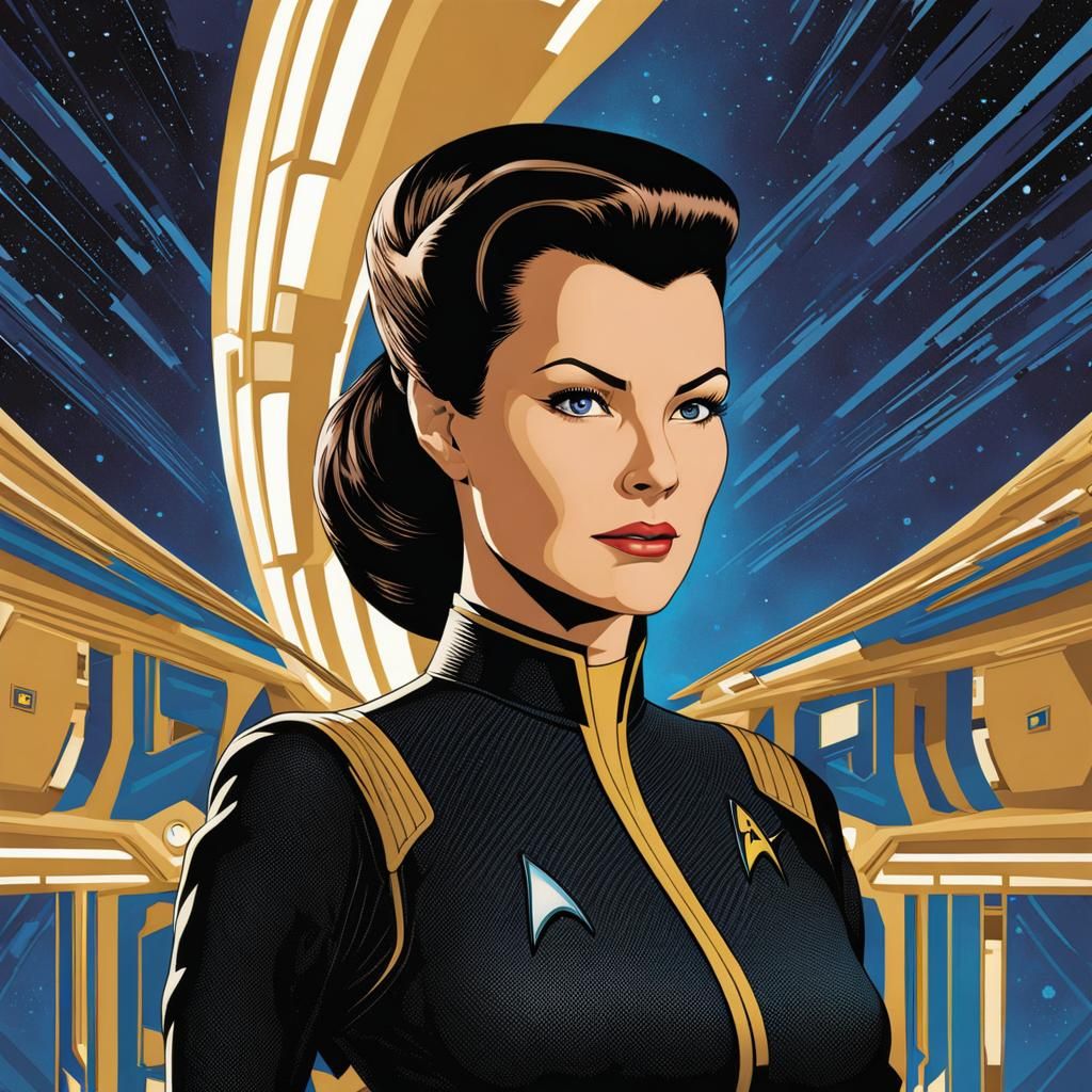 Jadzia Dax Star Trek Portrait
