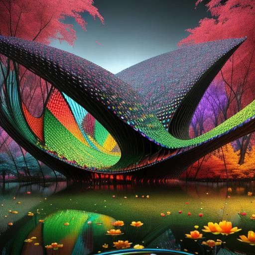 Surreal Renaissance Glamour in 3D