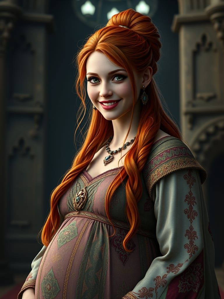 Fantasy Queen in Castle Gardens